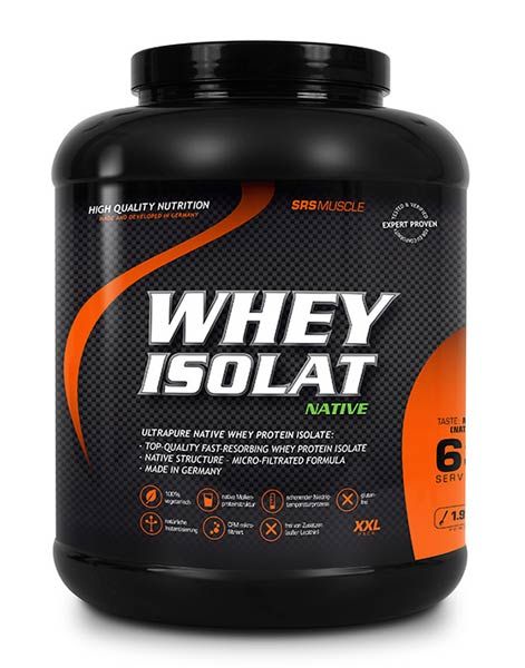 SRS Muscle Whey Isolat Native, 1900g