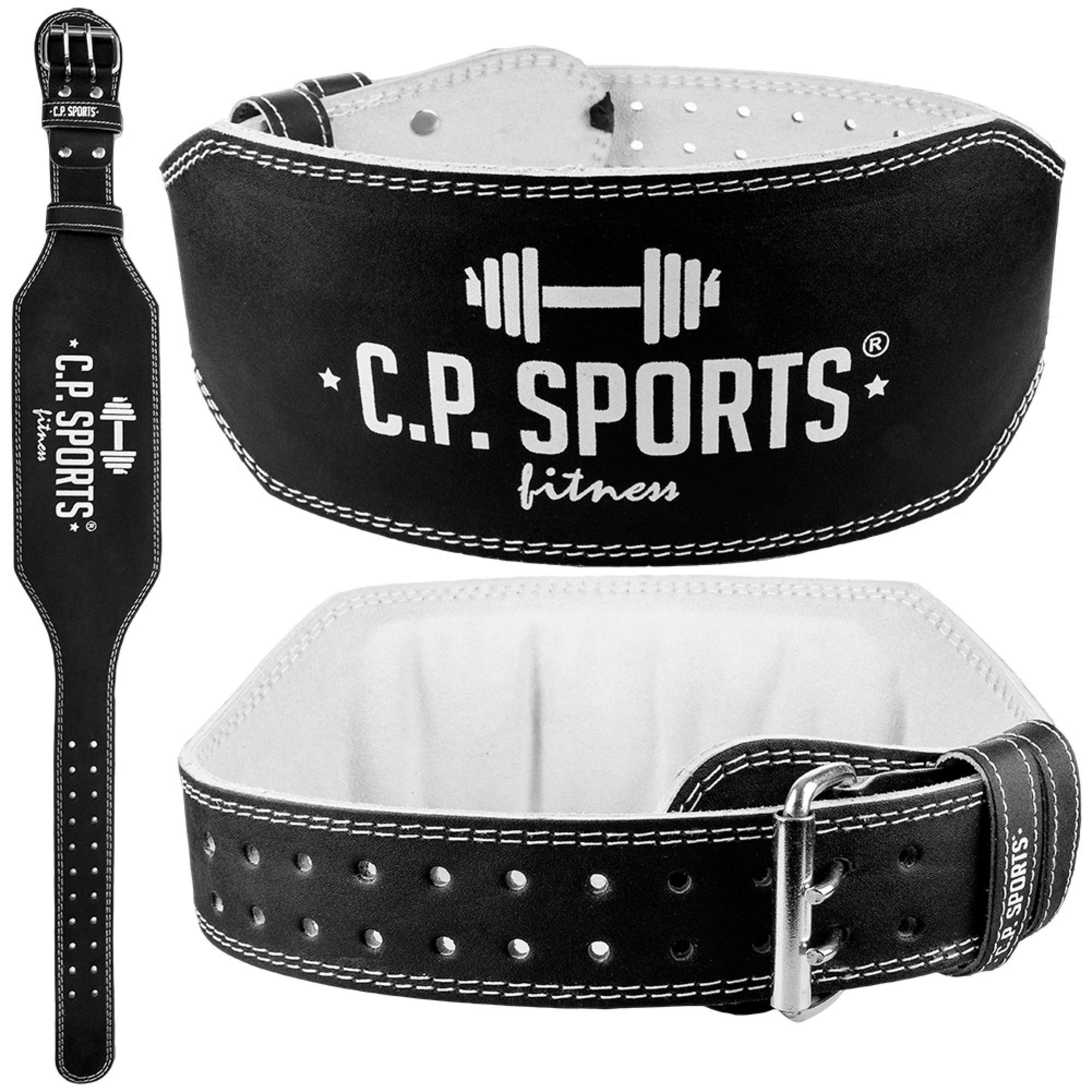 C.P. Sports Gewichthebergürtel Leder - extra breit -