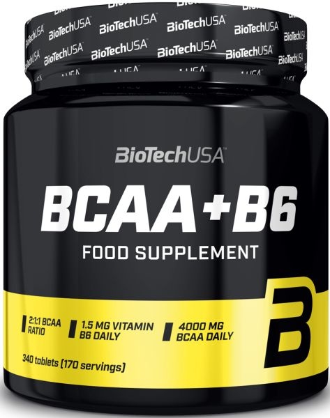 BioTech USA BCAA + B6, 340 Tabl.