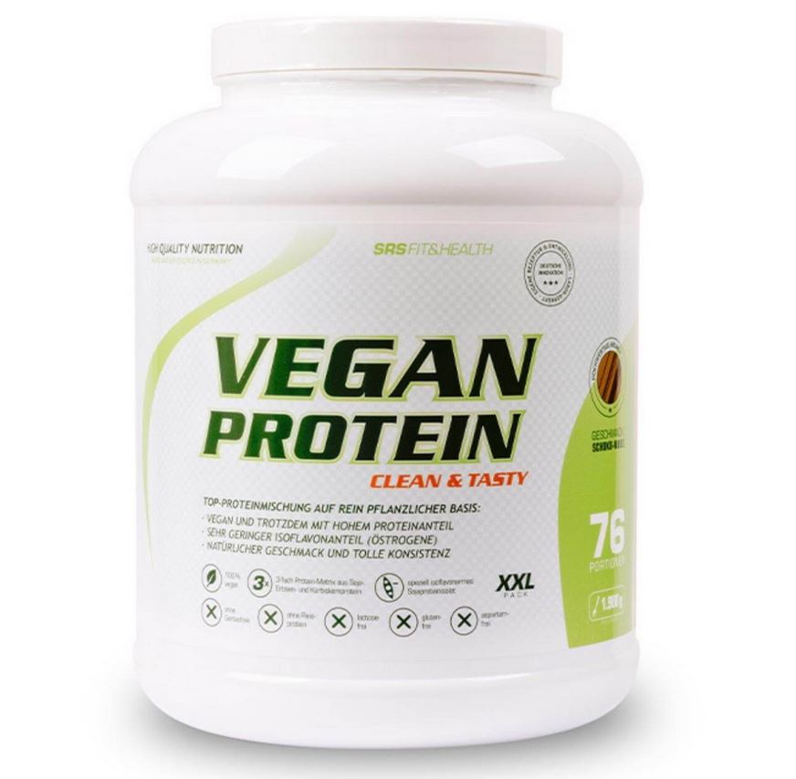 SRS Nutrition Vegan Protein, 1900g