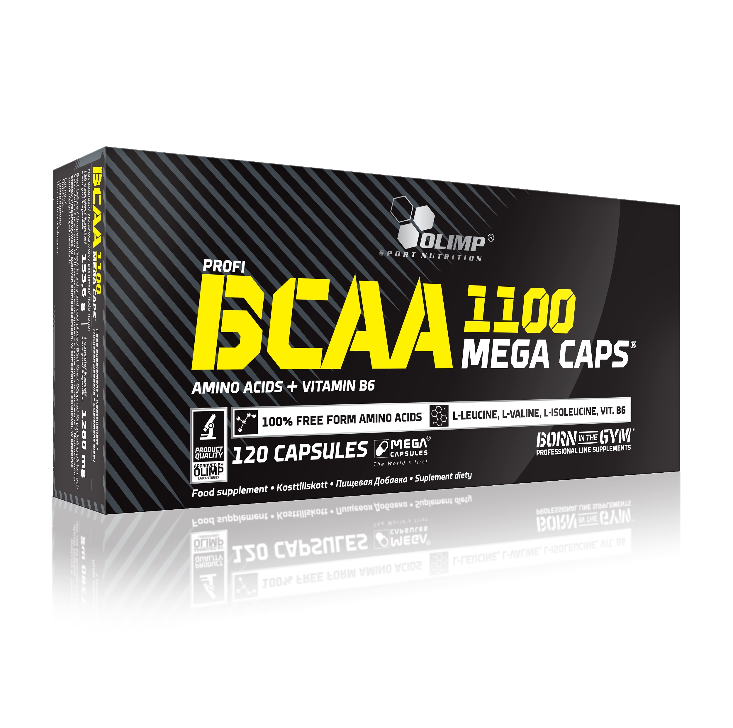 Olimp BCAA Mega Caps, 120 Kaps.