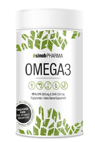 Sinob Pharma Omega 3 Max, 120 Liquid Caps.
