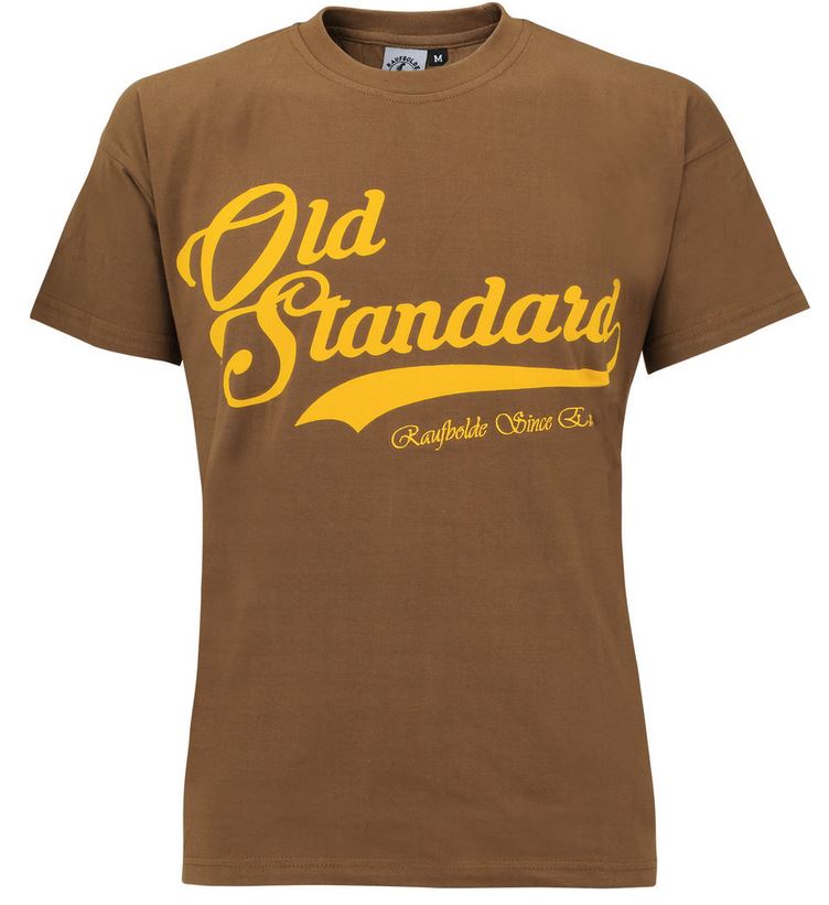 Raufbolde T-Shirt Old Standard, Brown