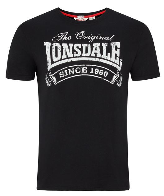 Lonsdale T-Shirt Martock, schwarz
