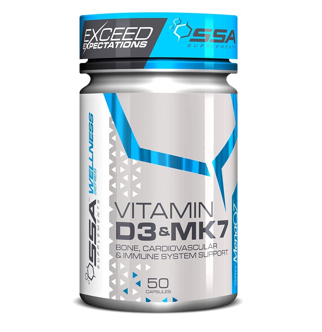 SSA Supplement Vitamin D3+ MK7, 50 Kaps. (MHD: 12/07/24)
