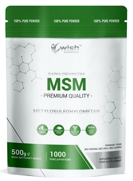 Wish Pharmaceutical MSM, 500g