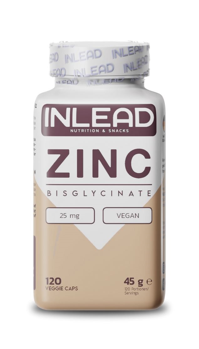 Inlead Nutrition Zinc Biglycinate, 120 kaps.