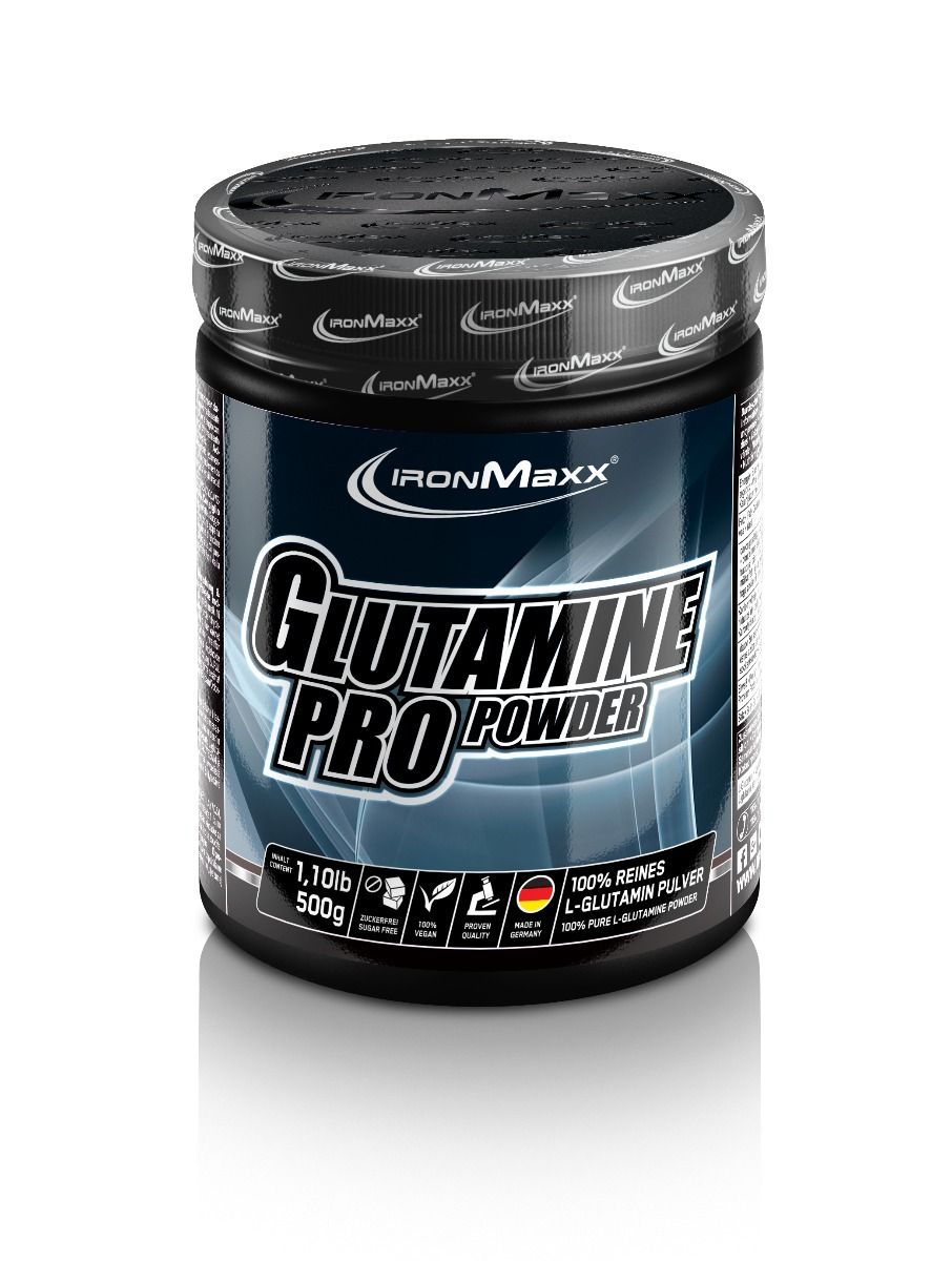 IronMaxx Glutamine Pro Powder, 500g