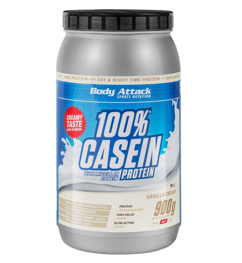 Body Attack 100% Casein Protein, 900g