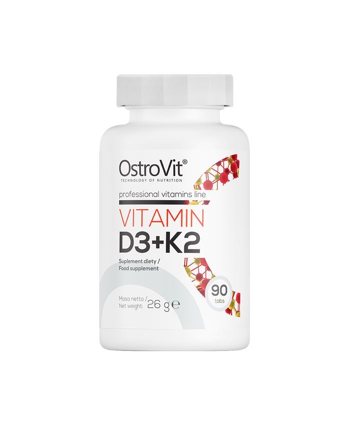 OstroVit Vitamin D3+ K2, 90 Tabs.