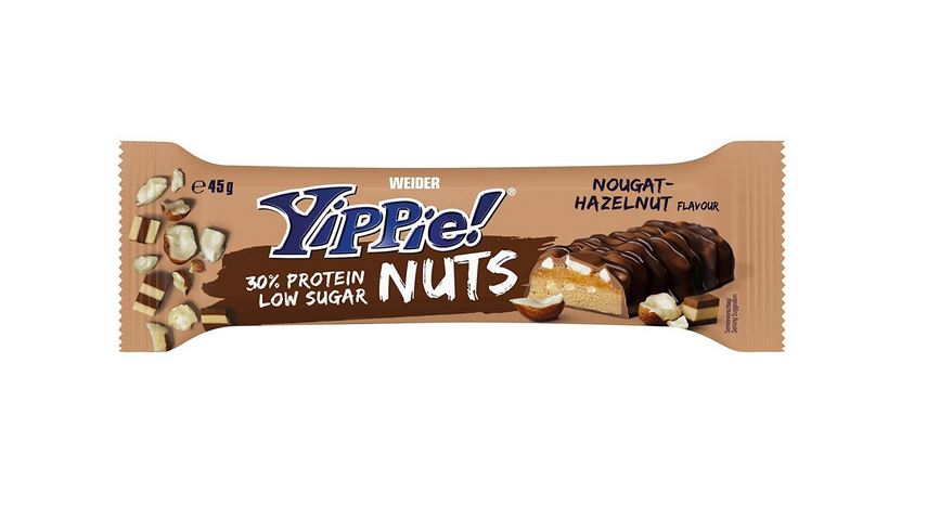 Weider YIPPIE Nuts, 1 Riegel, 45g
