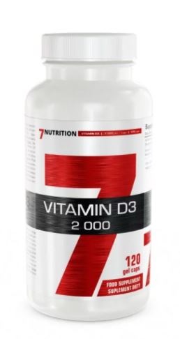 7Nutrition Vitamin D3, 120 Kaps.