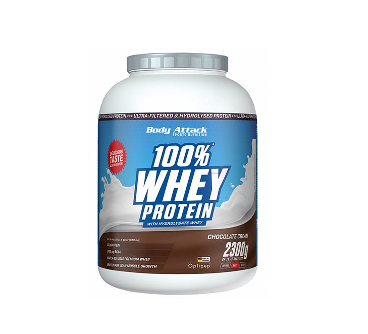 Body Attack 100% Whey Protein, 2300g