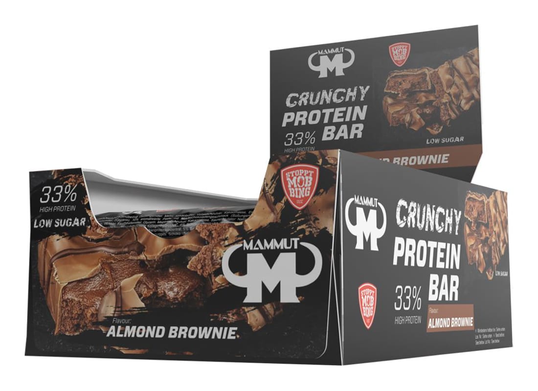 Mammut Crunchy Protein Bar, 12x45g im Karton