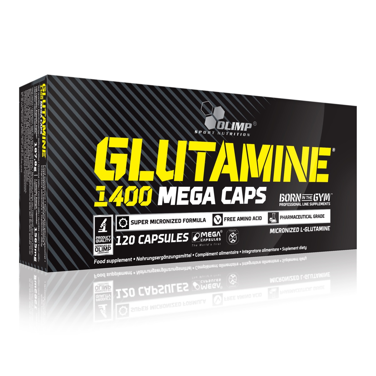 Olimp L-Glutamine 1400 Mega Caps, 120 Kaps.