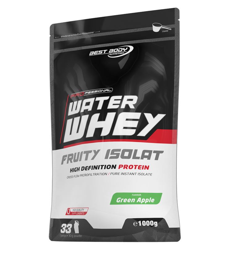 Best Body Nutrition Water Whey Fruity Isolate, 1000g