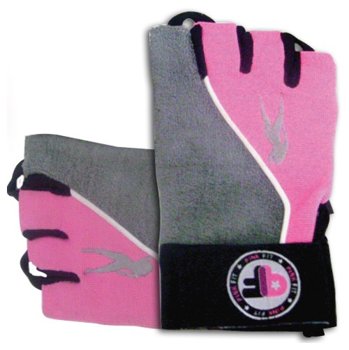 BioTech USA Lady Pink Fit Gloves, Grau-Pink