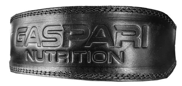 Gaspari Nutrition Gym Leather Belt, schwarz