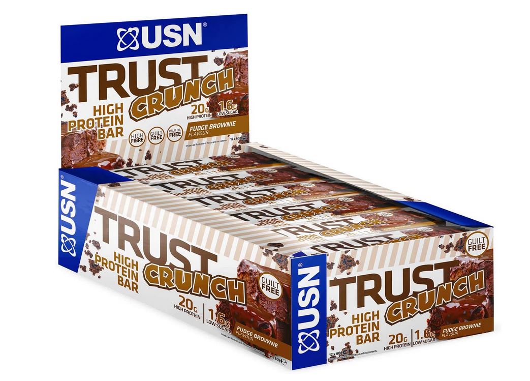 USN Crunch Bar, 12x60g im Karton