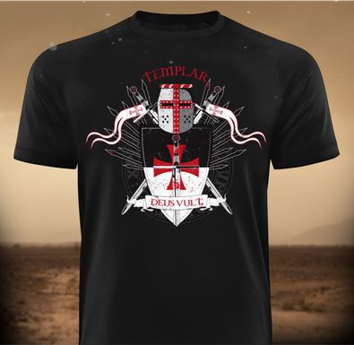 Gods Rage Templar DEUS VULT, T-Shirt