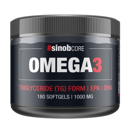 Sinob Core Omega 3 Triglyceride, 180 Soft. Kaps.