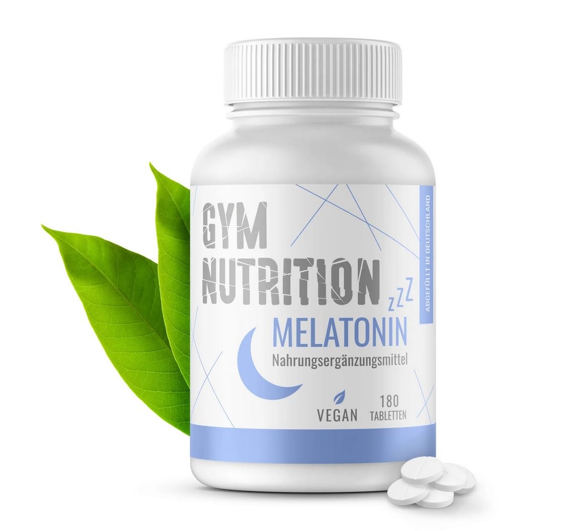Gym Nutrition Melatonin, 180 Tabl. (MHD: 25/04/24)