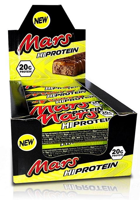 Mars Hi Protein, 12x 59g im Karton