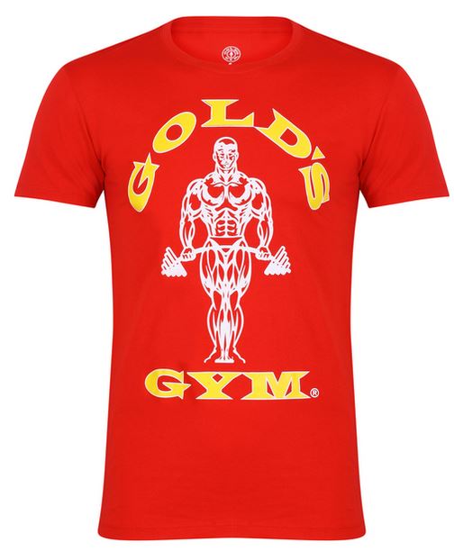 Golds Gym Muscle Joe T-Shirt, Red