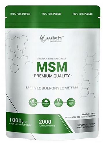 Wish Pharmaceutical MSM, 1000g