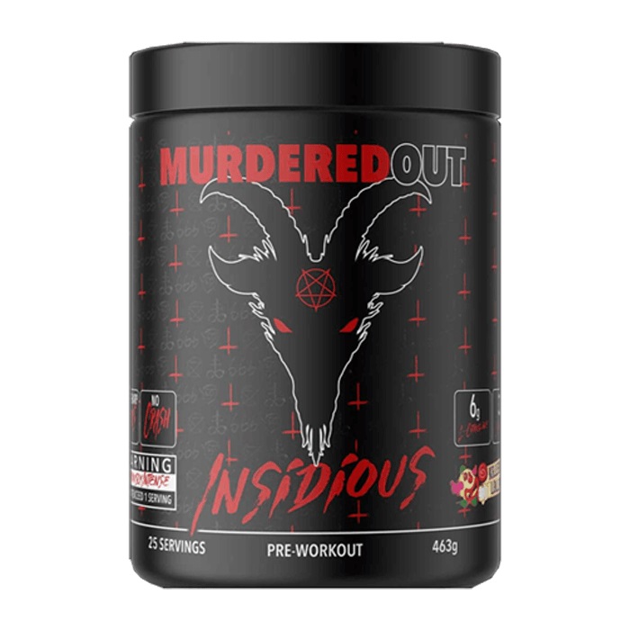 Murdered Out Insidious Pre Workout, 463g