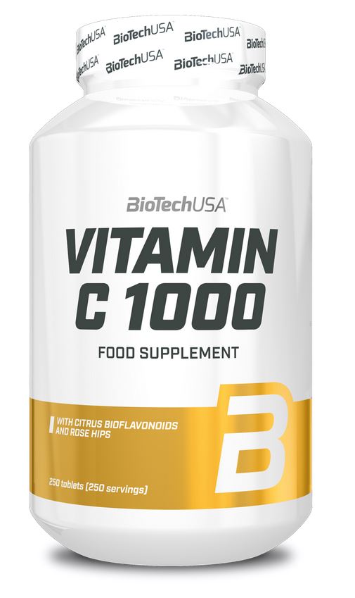 BioTech USA Vitamin C 1000, 250 Tabl.