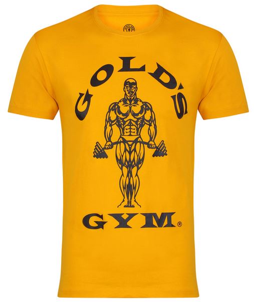 Golds Gym Muscle Joe T-Shirt, Gold