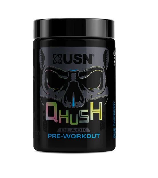 USN Qhush Black Pre Workout, 220g